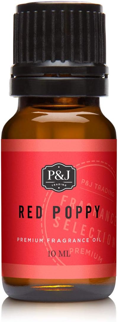 Fragrance Oil for Diffusers for Home - Red Poppy 10ml Fragrance Scents for Candle Making - Soap Making Supplies & Car