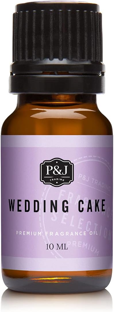 Fragrance Oil for Diffusers for Home - Wedding Cake 10ml Fragrance Scents for Candle Making - Soap Making Supplies & Car