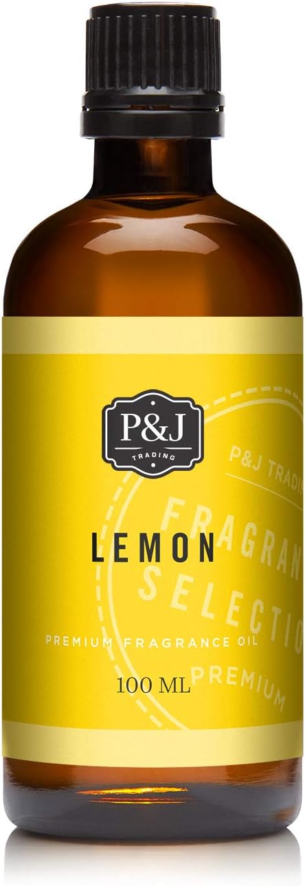 Fragrance Oil | Lemon Oil 100ml - Candle Scents for Candle Making, Freshie Scents, Soap Making Supplies, Diffuser Oil Scents