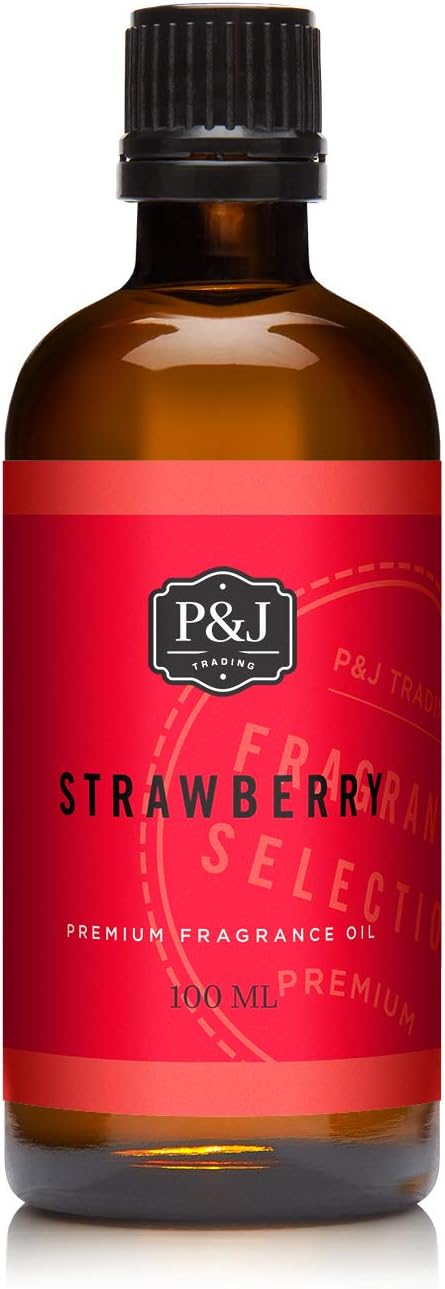 Fragrance Oil | Strawberry Oil 100ml - Candle Scents for Candle Making, Freshie Scents, Soap Making Supplies, Diffuser Oil
