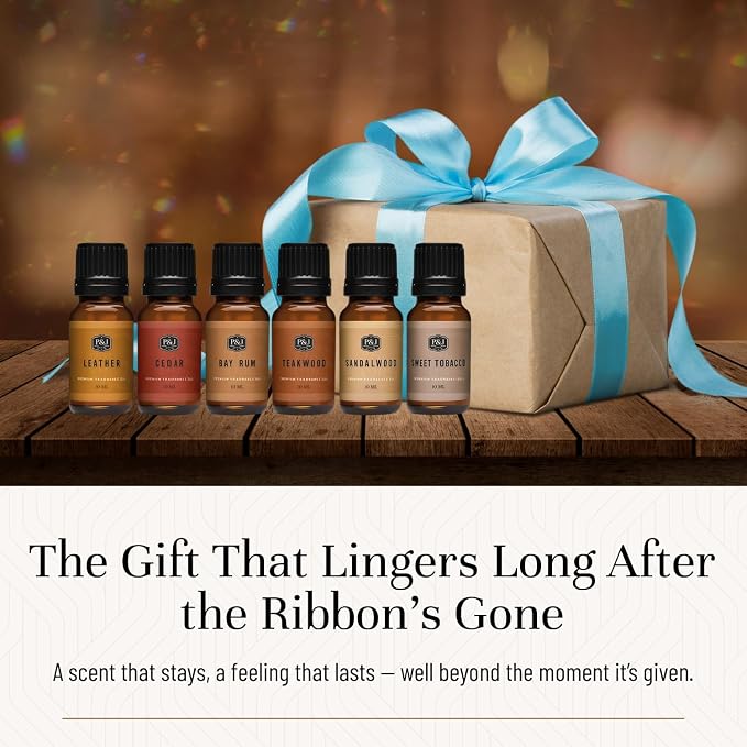 Fragrance Oils for Diffusers for Home Gentlemen's Set Fragrance Scents for Candle Making - Soap Making Supplies - Car