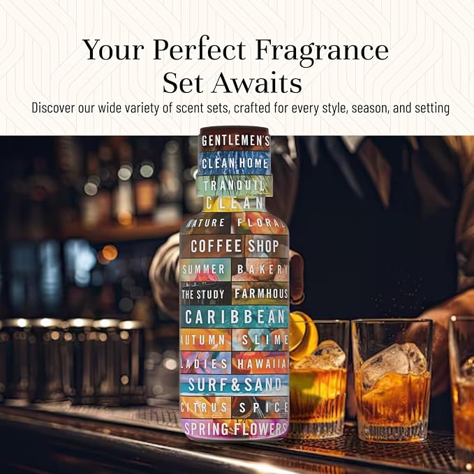 Fragrance Oils for Diffusers for Home Gentlemen's Set Fragrance Scents for Candle Making - Soap Making Supplies - Car