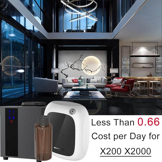 Fragrance Scent Diffuser Genuine Oil -, Original Bottle for X200 X2000 Diffuser, 7 Fl Oz 200ml, Less Than 0.66 Cost per Day