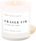 Fraser Fir Candle - Evergreen, Fir, Cedar, and Cypress Winter Holiday Scented Soy Christmas Candles for, product image
