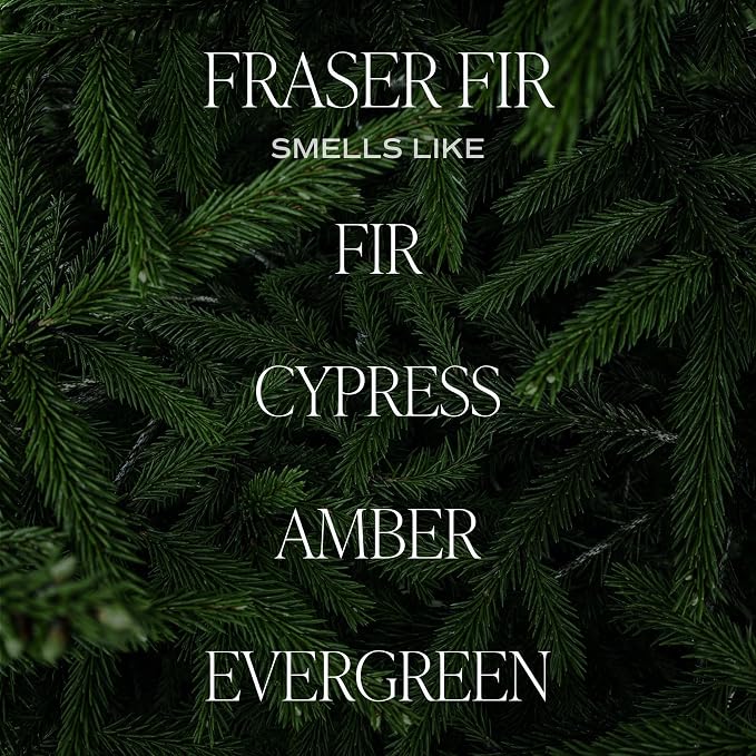 Fraser Fir Christmas Candles - Christmas Stocking Stuffers Cypress, Evergreen & Pine Scented Candles, alternate product view