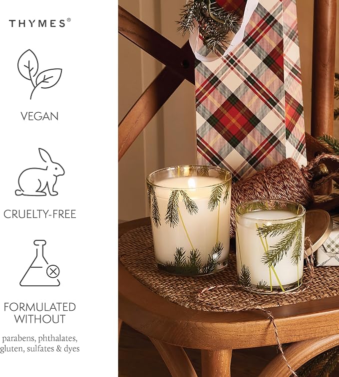 Frasier Fir Pine Needle Candle – Holiday Candles for Home Scented with Notes of Crisp Siberian Fir, Cedarwood &, alternate