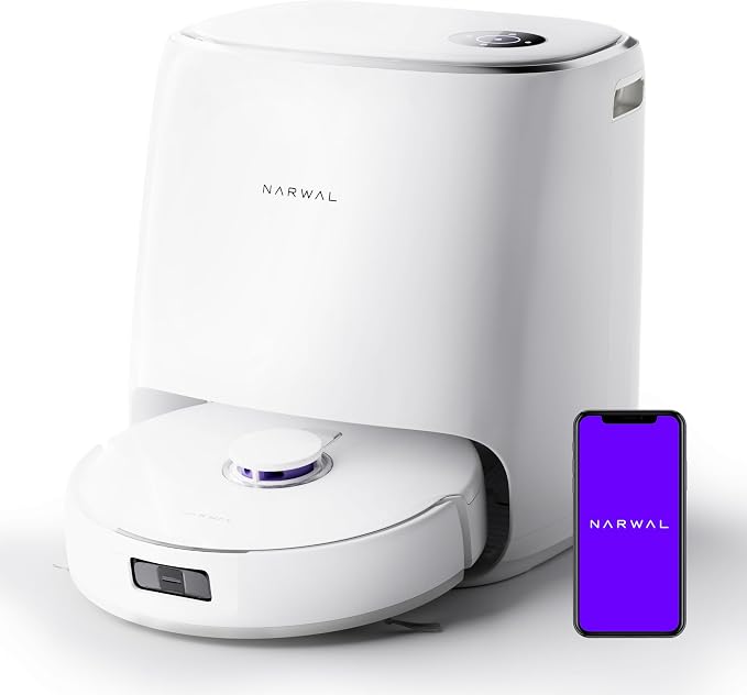 Freo X Ultra Robot Vacuum and Mop Combo, 8200Pa Robot Mop & Vacuum, Auto Mop Drying/Washing, Self-Empty, Zero-Tangling