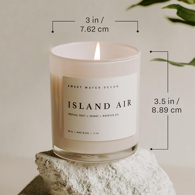 Fresh Coffee Candle - Kona Coffee, Mocha Latte, Caramel Creme Scented Soy Candles for Home, alternate product view 6