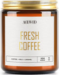 Fresh Coffee Candles - 9 oz Scented Candles, Aromatherapy Candle, Soy Candle for Home Scented, product image