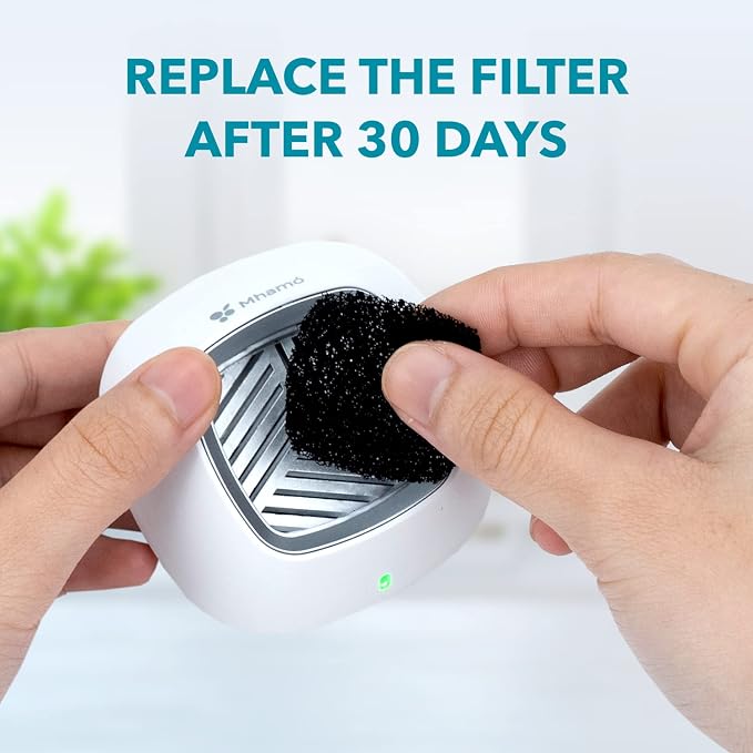 Fridge Deodorizer - Rechargeable Mini USB Refrigerator Deodorizer | Electric Fridge Odor Eliminator Absorber with Charcoal