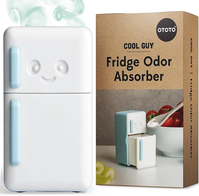 Fridge Deodorizer - Refrigerator Deodorizer, Baking Soda Odor Absorber, Cute Kitchen Accessories, Baking Soda Container