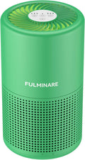 FULMINARE Air Purifiers for Home Bedroom H13 HEPA Air Purifier, 3 Speeds, Timer, 24dB, Small Mini Air Purifier with Night