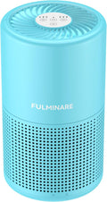 FULMINARE Air Purifiers for Home Bedroom H13 HEPA Air Purifier, 3 Speeds, Timer, 24dB, Small Mini Air Purifier with Night