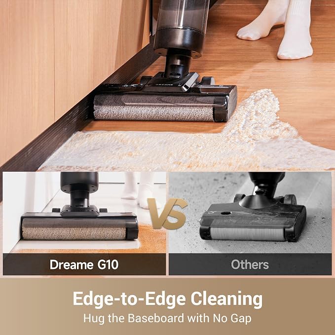 G10 Cordless Vacuum Mop with Self-Cleaning, Dual Tank Design, All in One Wet Dry Vacuum Cleaner, Up to 30 Mins Runtime