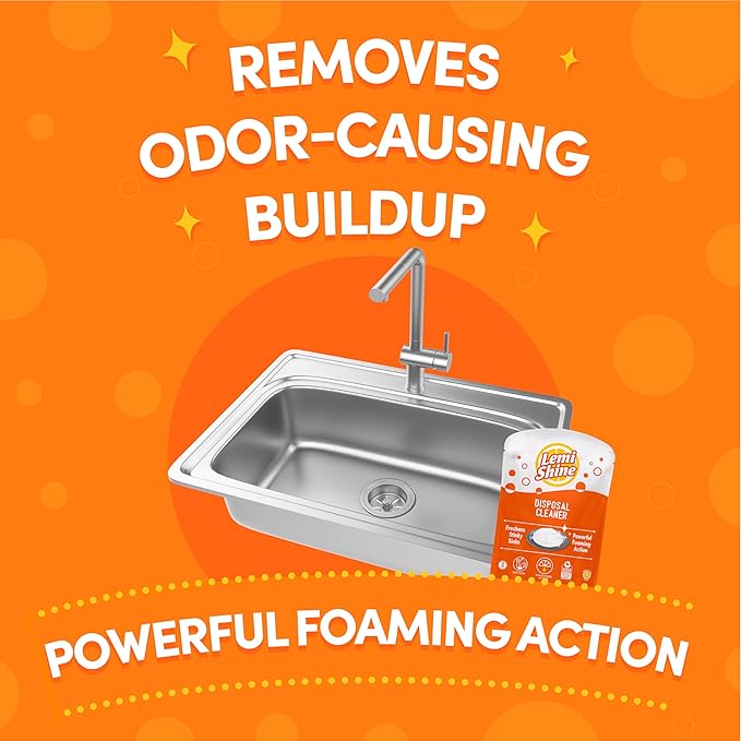 Garbage Disposal Cleaner and Deodorizer Powered By Citric Acid | Foam Cleaner For Kitchen Garbage Disposal with a, alternate