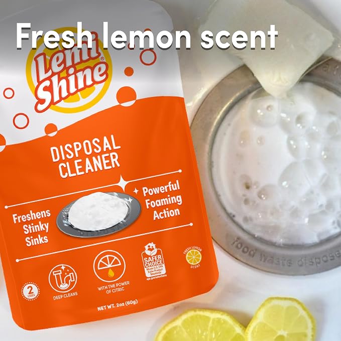 Garbage Disposal Cleaner and Deodorizer Powered By Citric Acid | Foam Cleaner For Kitchen Garbage Disposal with a, alternate
