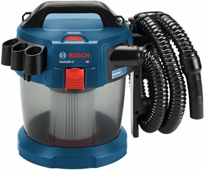 GAS18V-3N 18V Cordless Wet Dry Vacuum, 2.6 Gallon Portable & Dust Extractor with HEPA Filter (Bare Tool), alternate