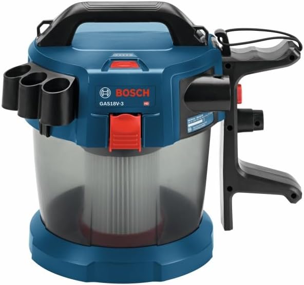 GAS18V-3N 18V Cordless Wet Dry Vacuum, 2.6 Gallon Portable & Dust Extractor with HEPA Filter (Bare Tool), alternate