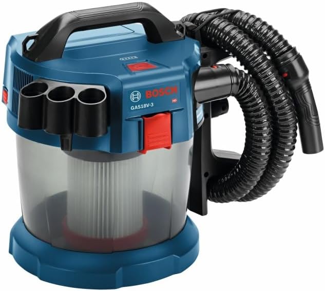 GAS18V-3N 18V Cordless Wet Dry Vacuum, 2.6 Gallon Portable & Dust Extractor with HEPA Filter (Bare Tool), alternate