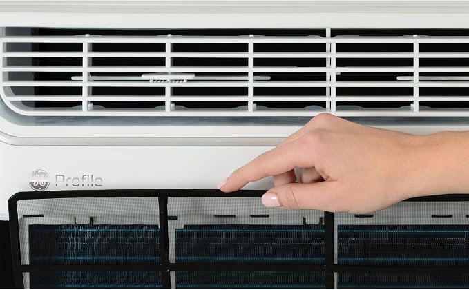GE Inverter Window Air Conditioner Unit 8,000 BTU with Energy Efficient AC Cooling up to 350 sq ft., Ultra Quiet, SMART Home