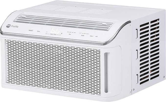 GE Ultra Quiet Window Air Conditioner 6,200 BTU, WiFi Enabled, Ideal for Small Rooms, Easy Installation with Included Kit, 6K