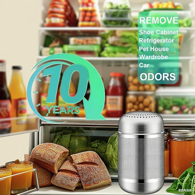 Generic Refrigerator Deodorizer fridge odor Eliminator - Activated Carbon cotton Deodorizers for Fridge, Freezer, Room, RV