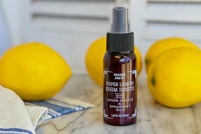 Generic Trader Joe's Super Lemon Room Spritz Spray Lemon Myrtle & Spearmint Oils 1.69 oz, alternate product view 2