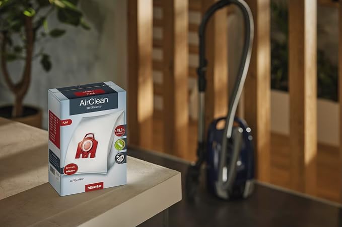 Genuine AirClean 3D FJM Vacuum Cleaner Bags, 4 x Bags, 1 AirClean Exhaust Filter, alternate product view 5