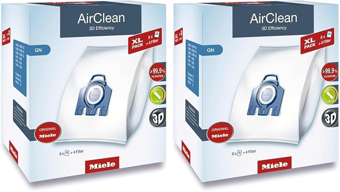 Genuine AirClean XL Pack 3D GN Vacuum Cleaner Bags, Pack of 16 – 10455150, product image