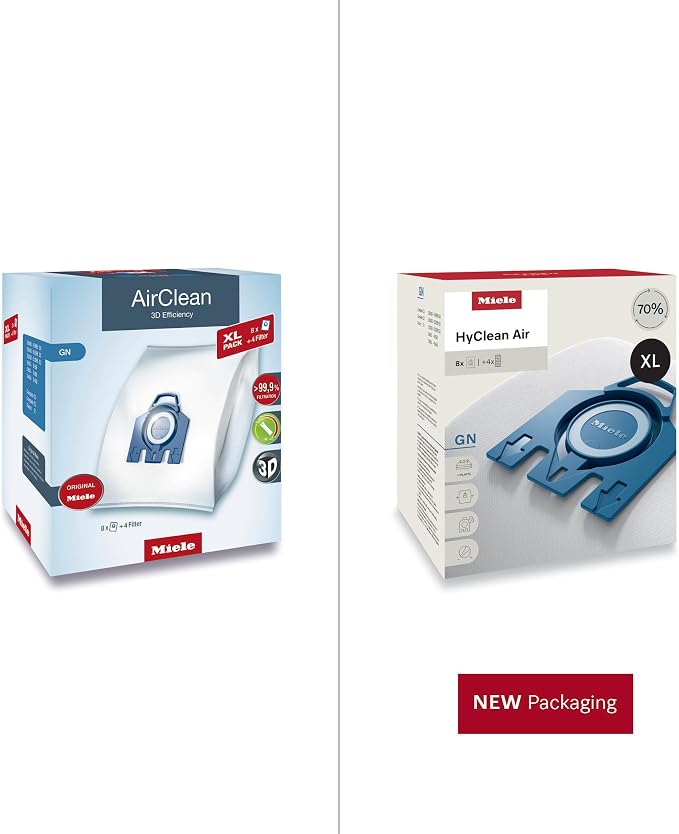 Genuine AirClean XL Pack 3D GN Vacuum Cleaner Bags, Pack of 16 – 10455150, alternate product view 2