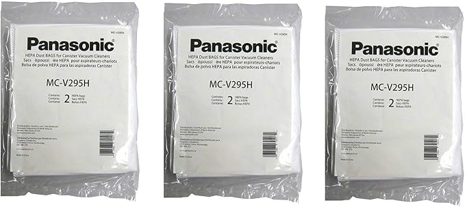 Genuine Mc-v295h Type C-19 Synthetic Hepa Vacuum Cleaner Bags / 6 Individual Bags - Genuine Oem Mc-v295h, product image