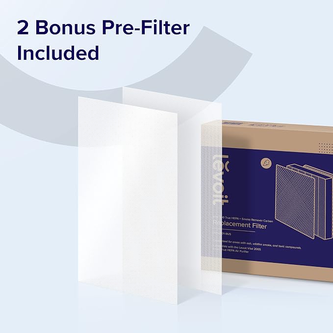 Genuine Vital 200S-P Air Purifier Smoke Remover Replacement Filter, Supports HEPA Sleep Mode, alternate product view 7