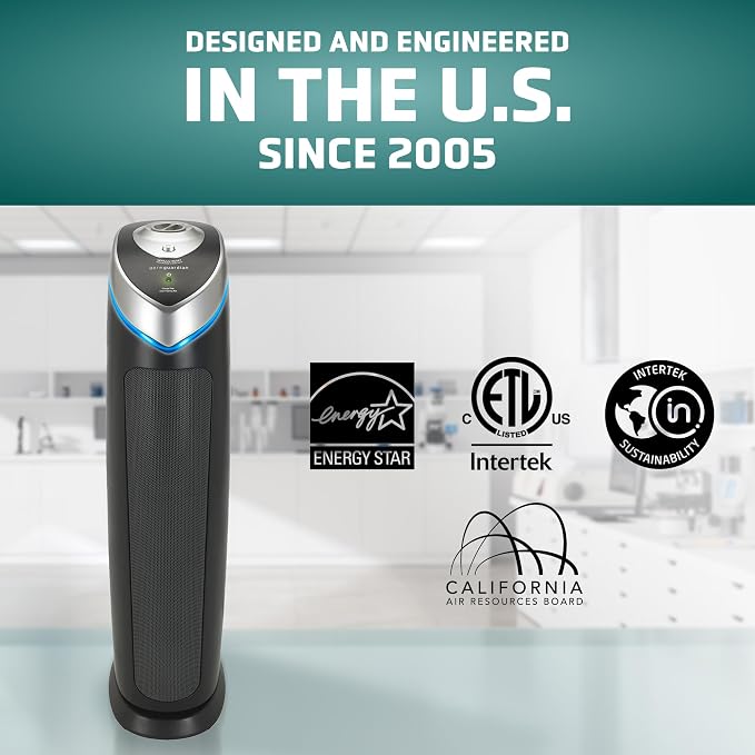 GermGuardian 3-In-1 HEPA Air Purifier for Home, Large Rooms Up To 915 Sq. Ft., alternate product view 6