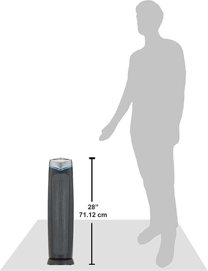 GermGuardian 3-In-1 HEPA Air Purifier for Home, Large Rooms Up To 915 Sq. Ft., alternate product view 12