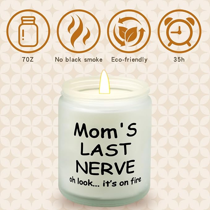Gifts for Mom from Daughter & Son, Mom Birthday Gift, Mother’s Day, Thanksgiving, Christmas, Vanilla Coconut Scented Candle