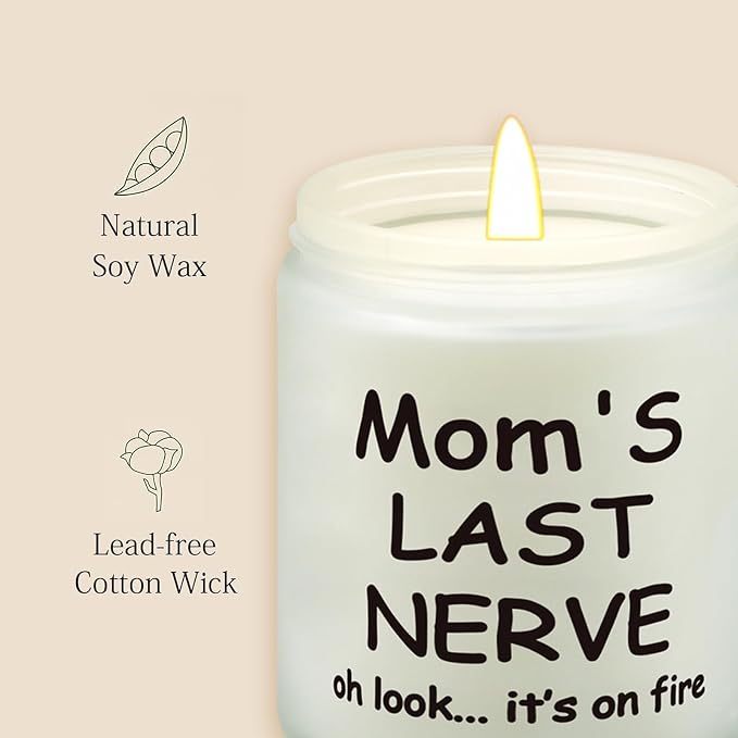 Gifts for Mom from Daughter & Son, Mom Birthday Gift, Mother’s Day, Thanksgiving, Christmas, Vanilla Coconut Scented Candle
