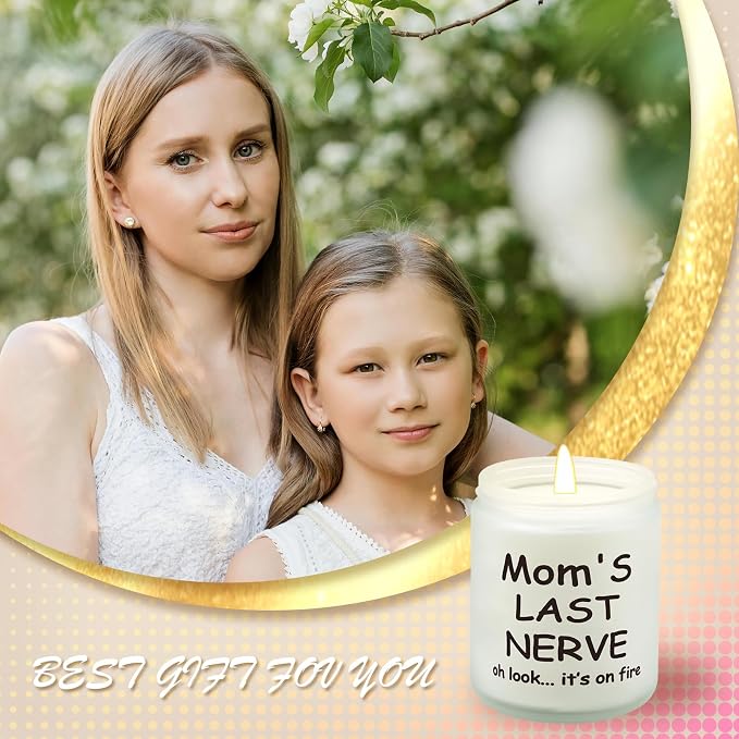 Gifts for Mom from Daughter & Son, Mom Birthday Gift, Mother’s Day, Thanksgiving, Christmas, Vanilla Coconut Scented Candle