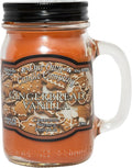 Gingerbread Vanilla Scented Mason Jar Candle, 100 Hour Burn Time, Made in The USA - 13 Ounces, product image