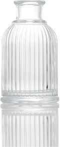 Glass Diffuser Bottles 3.8 High 100ml 3.4 Fl Oz Round Aroma Bottles Diffusers Vase Fragrance Accessories Use for DIY
