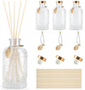 Glass Reed Diffusers Bottles for Home, Diffuser Bottles with 20PCS Reed Diffuser Sticks, product image