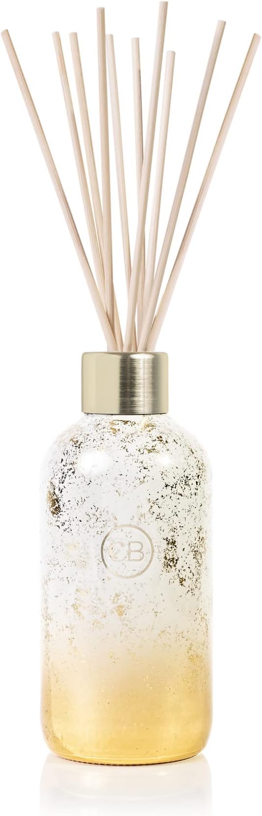 Glimmer Reed Diffuser Set - Includes Diffuser Sticks, Scented Oil, and Decorative Glass Bottle - Home Decor Room Freshener