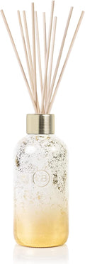 Glimmer Reed Diffuser Set - Includes Diffuser Sticks, Scented Oil, and Decorative Glass Bottle - Home Decor Room Freshener