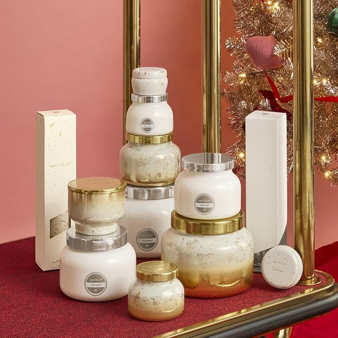 Glimmer Reed Diffuser Set - Includes Diffuser Sticks, Scented Oil, and Decorative Glass Bottle - Home Decor Room Freshener