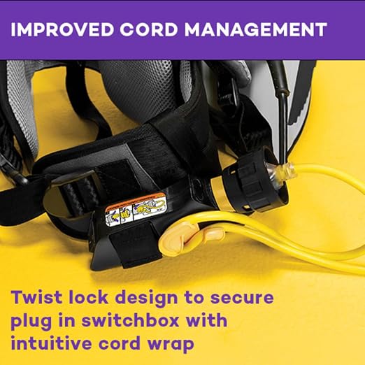 GoFit 6 PH, 6 Quart Commercial Backpack Vacuum with Commercial Power Nozzle Kit, 107769 (ProVac Power Nozzle Kit