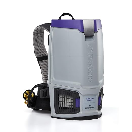GoFit 6 PH, 6 Quart Commercial Backpack Vacuum with Commercial Power Nozzle Kit, 107769 (ProVac Power Nozzle Kit