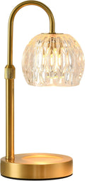 Gold Candle Warmer Lamp with Timer Dimmable, Birthday Gifts for Women Mom, House Warming Gifts New Home Decor, Wax Melt