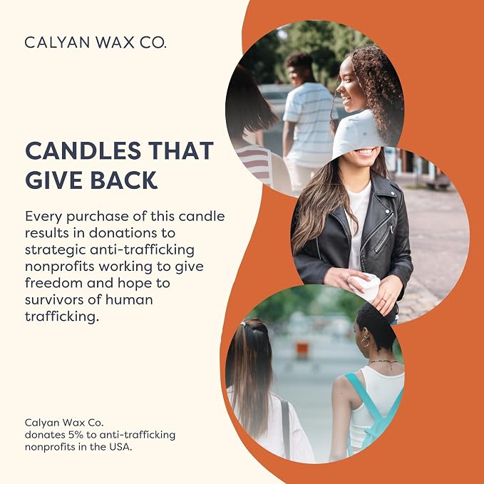 . Golden Cider & Nutmeg 3 Wick Scented Candle - 43 Hour Burn - Luxury 3 Wick Soy Candles, alternate product view 9
