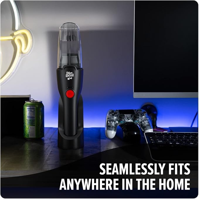 Grab and Go+ 8V Cordless Handheld Vacuum Cleaner, Powerful Suction, Lightweight, Includes 2-in-1 Tool and Charging Stand with