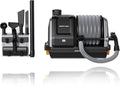 Grandstorm Wet Dry Vacuum Cleaner with 6 Nozzles, 30 FT Retractable Hose Wall Mounted Vacuum Cleaner for Car Detailing