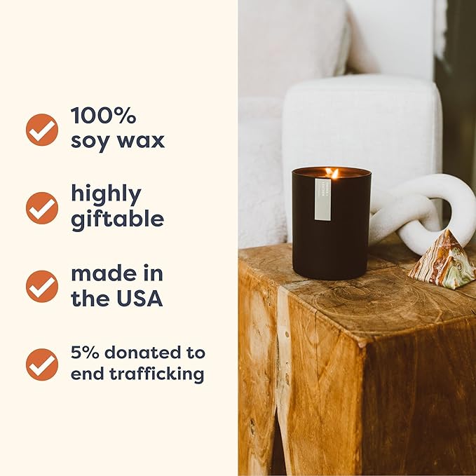 . Grapefruit & Flora Scented Candle - 75 Hour Burn - Luxury made from natural materials Soy Wax Candles, alternate product